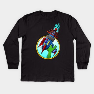 Lazer gun Kids Long Sleeve T-Shirt